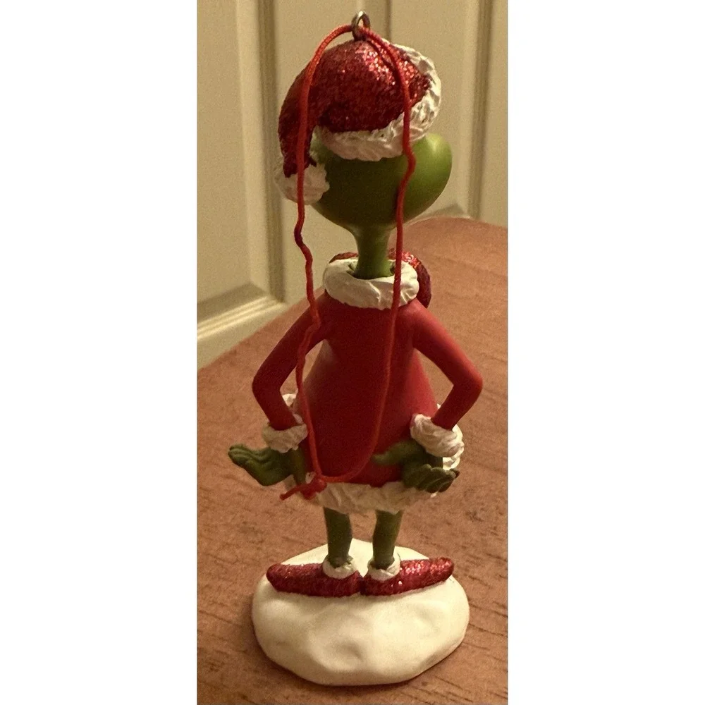 Dr. Seuss Grinch Spring‎ Heart Christmas Ornament 2009 RARE EUC